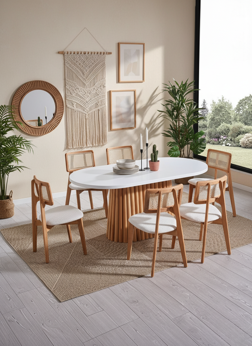 Dorato 6 Kişilik Masa Takımı