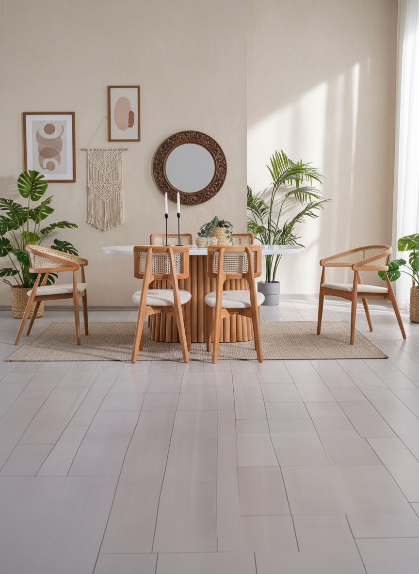 Andrea 6 Kişilik Masa Takımı