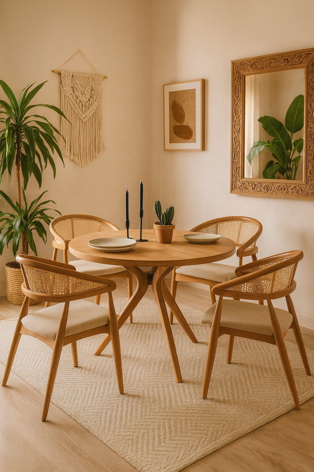 Notilda 4 Kişilik Masa Takımı