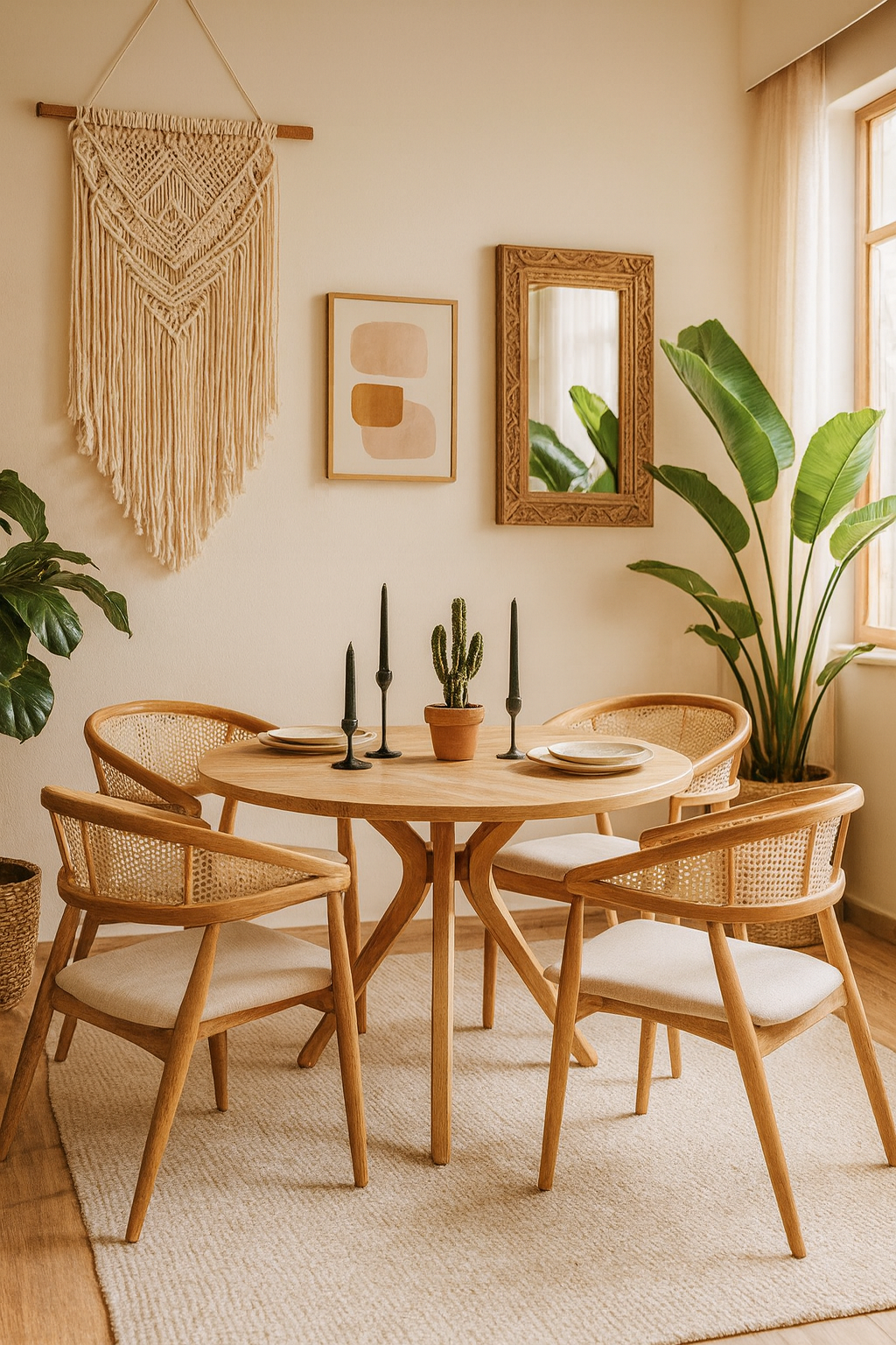 Notilda 4 Kişilik Masa Takımı