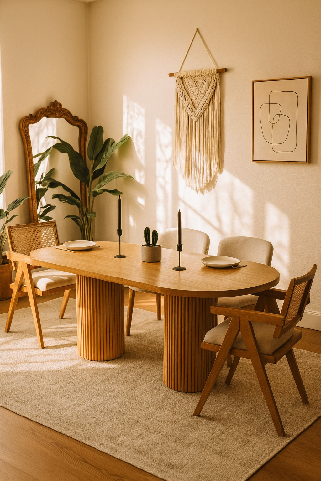 Palazzo 6 Kişilik Masa Takımı