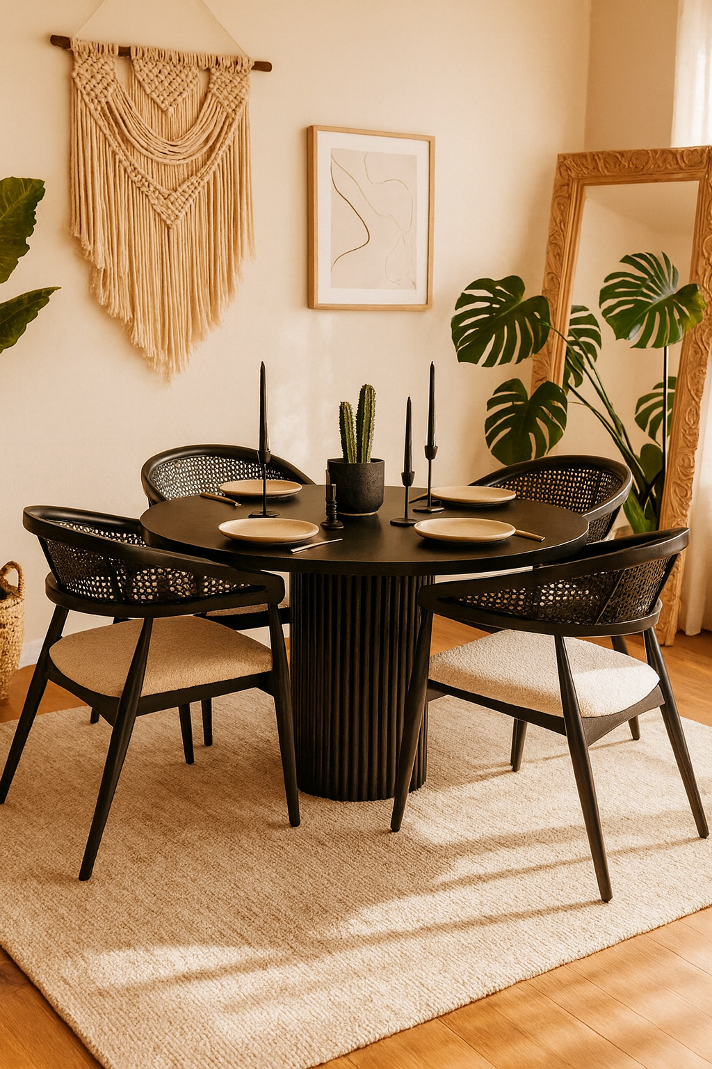 Muzin 4 Kişilik Masa Takımı