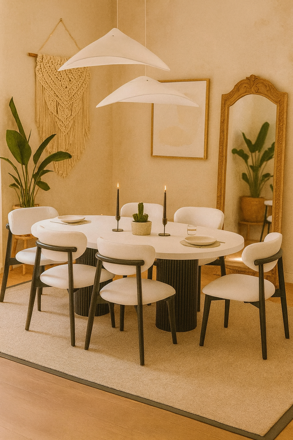 Leonardo 6 Kişilik Masa Takımı