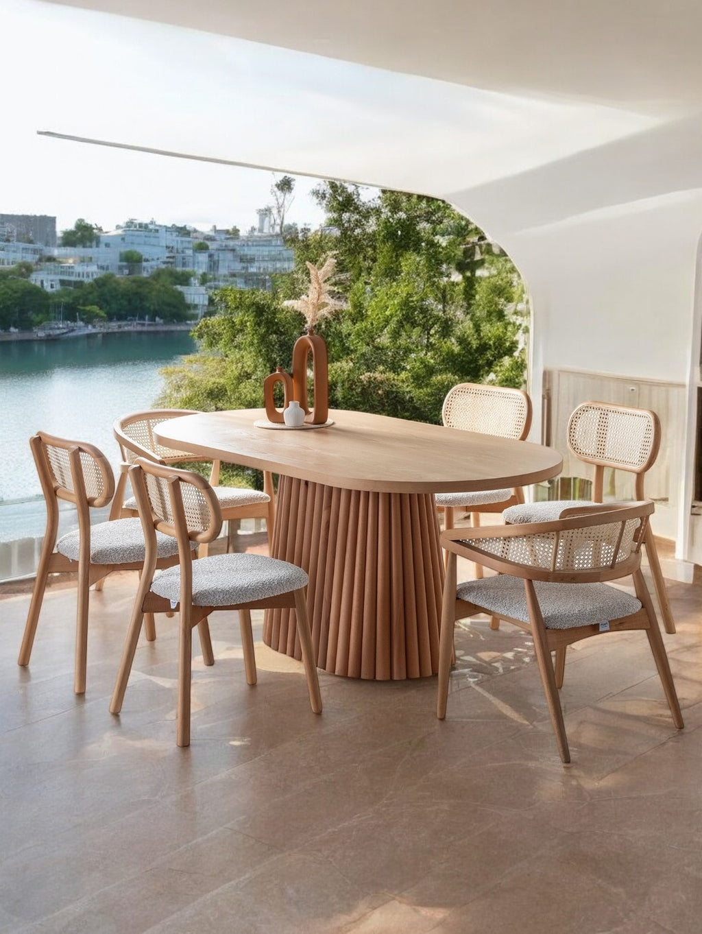 Mia 6 Kişilik Masa Takımı