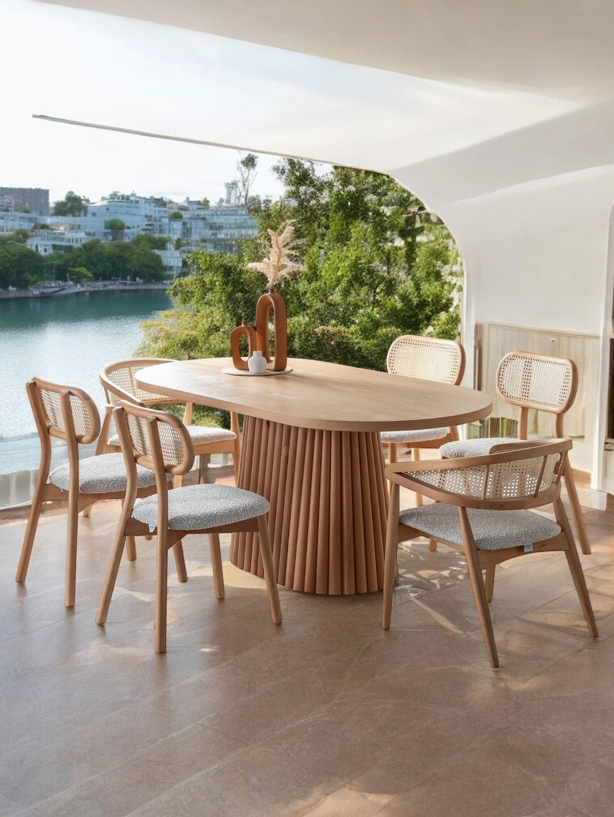 Mia 6 Kişilik Masa Takımı