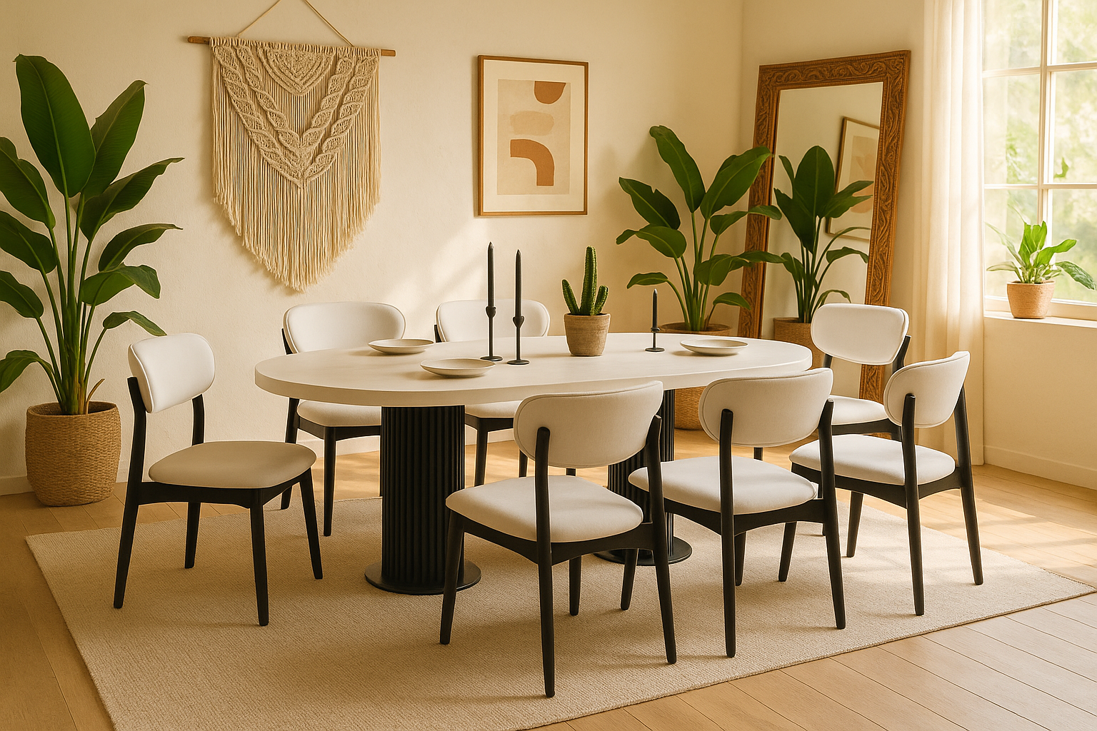 Leonardo 6 Kişilik Masa Takımı